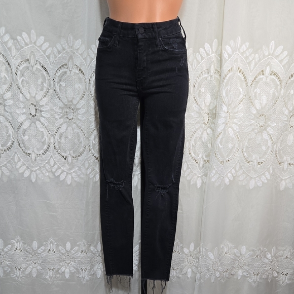 Black MOTHER Brand Jeans Sz 24